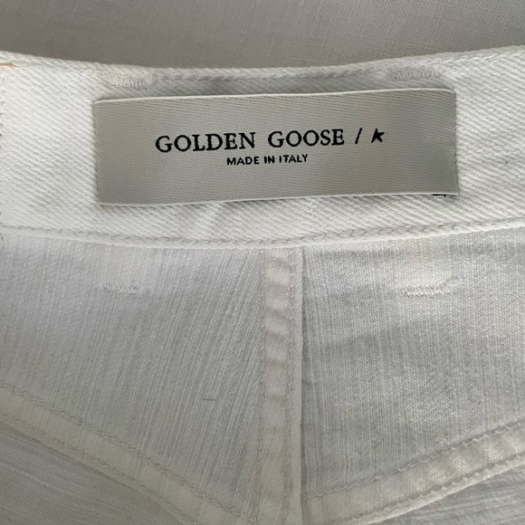 Studded White Golden Goose Jeans - Picture 7 of 13